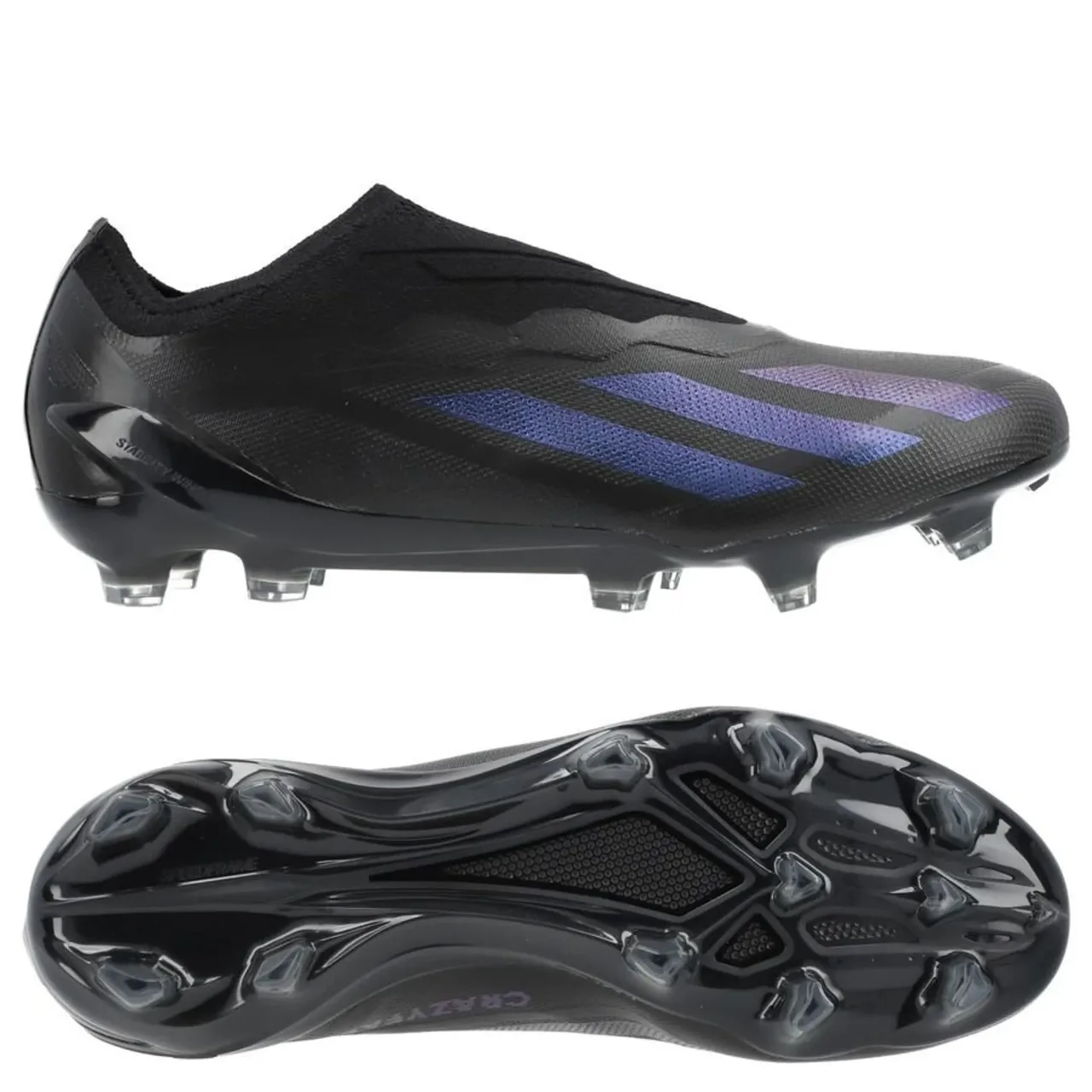 adidas X Crazyfast .1 Laceless FG Nightstrike - Noir 5